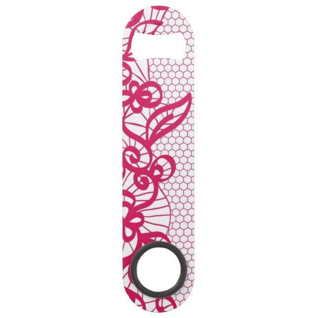 Red lace speed bottle opener (Front)