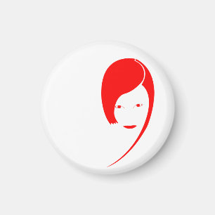 red lady magnet