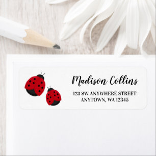 Red Ladybug Return Address