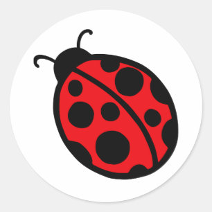 Red Ladybug Stickers
