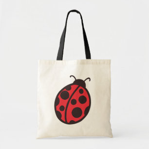 Red Ladybug Teacher's Tote Book Bag Gift