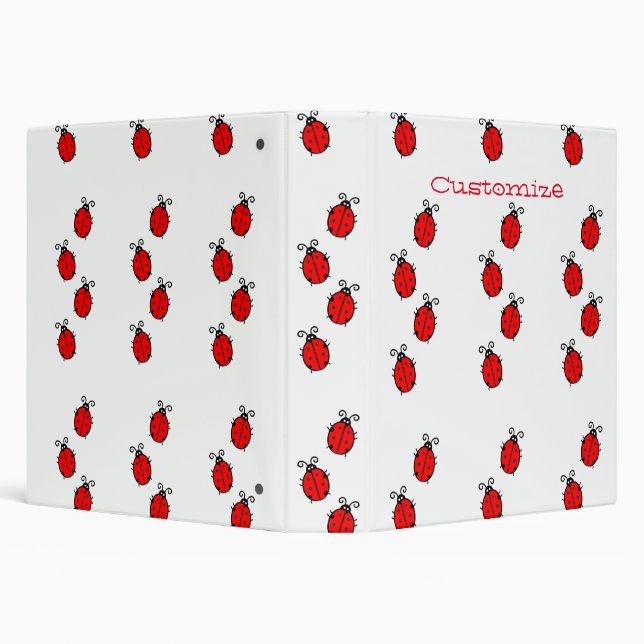 Red Ladybugs Crawling Thunder_Cove Binder (Background)