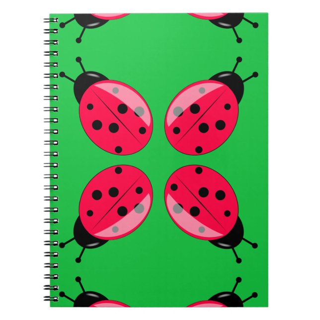 Red Ladybugs Notebook (Front)