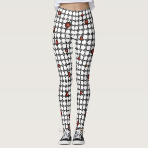 RED LADYBUGS ON LEGGINGS