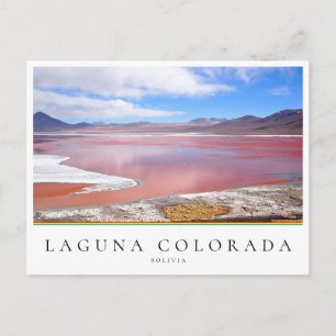 Red Lake, Laguna Colorada in Bolivia Postcard
