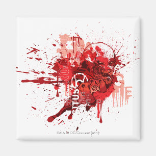 Red lantern Corps Collage Magnet