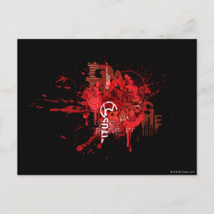 Red lantern Corps Collage Postcard