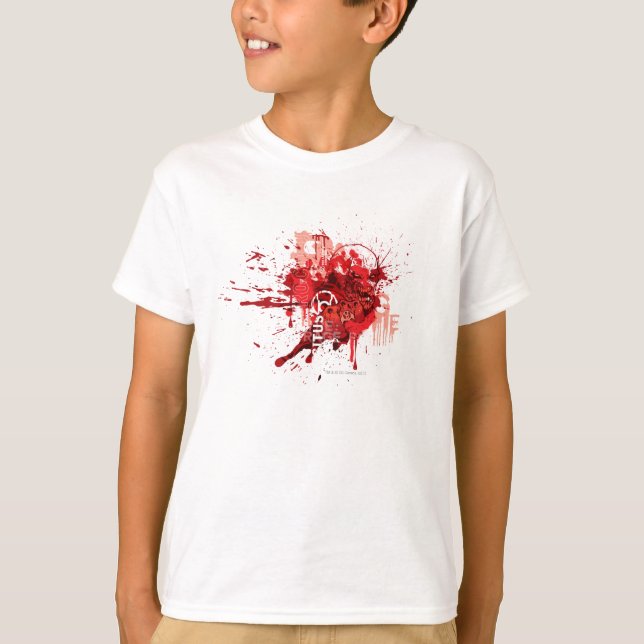 Red lantern Corps Collage T-Shirt (Front)