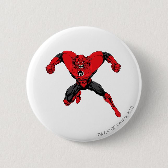 Red Lantern Corps - Rage Jump 1 2 Inch Round Button (Front)