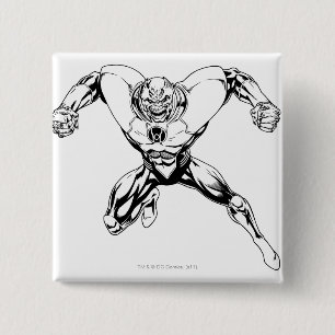 Red Lantern Corps - Rage Jump 3 2 Inch Square Button