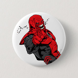 Red Lantern Corps - Rage Leaning 1 2 Inch Round Button