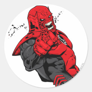 Red Lantern Corps - Rage Leaning 1 Classic Round Sticker
