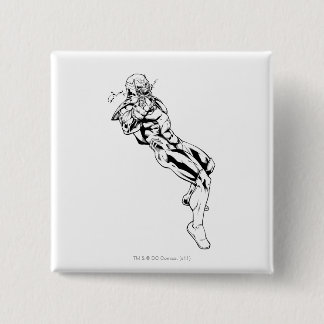 Red Lantern Corps - Rage Leaning 3 2 Inch Square Button