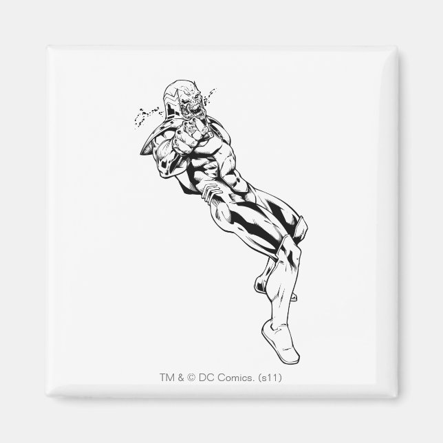 Red Lantern Corps - Rage Leaning 3 Magnet (Front)