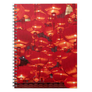 Red Lanterns Chinese New Year Notebook
