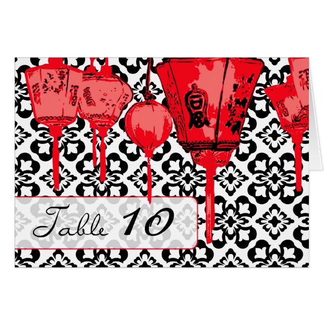Red Lanterns Table Card (Front Horizontal)