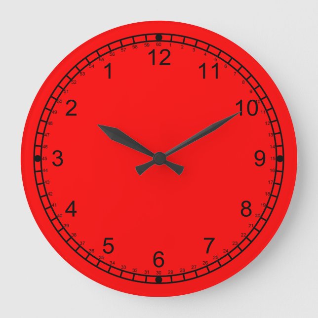Red Large Clock (Front)