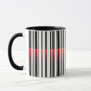 Red Laser On Barcode Mug