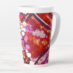 Red Latte Mug