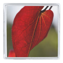 Red Leaf Lapel Pin