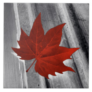 red leaf tile