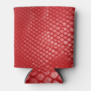 Red Leather: Product Showcase Can Cooler