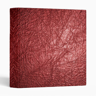 red leather texture binder