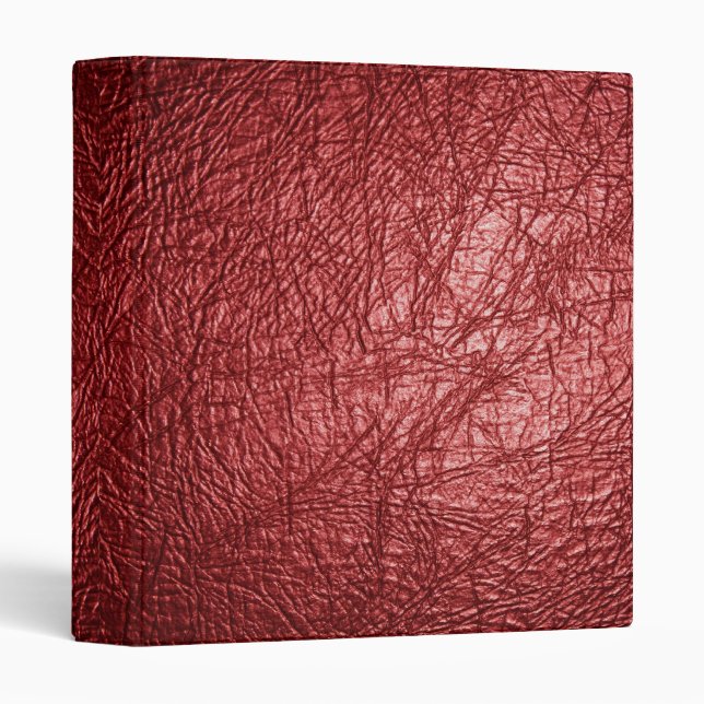 red leather texture binder (Front/Spine)