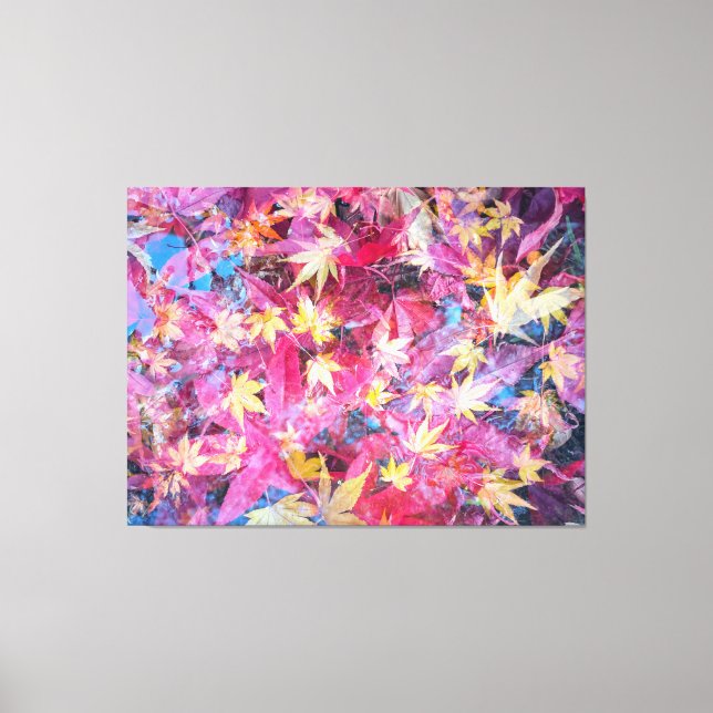 Red Leaves Canvas Print (Front)