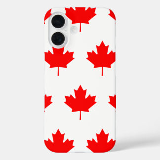 Red Leaves iPhone 16 Case
