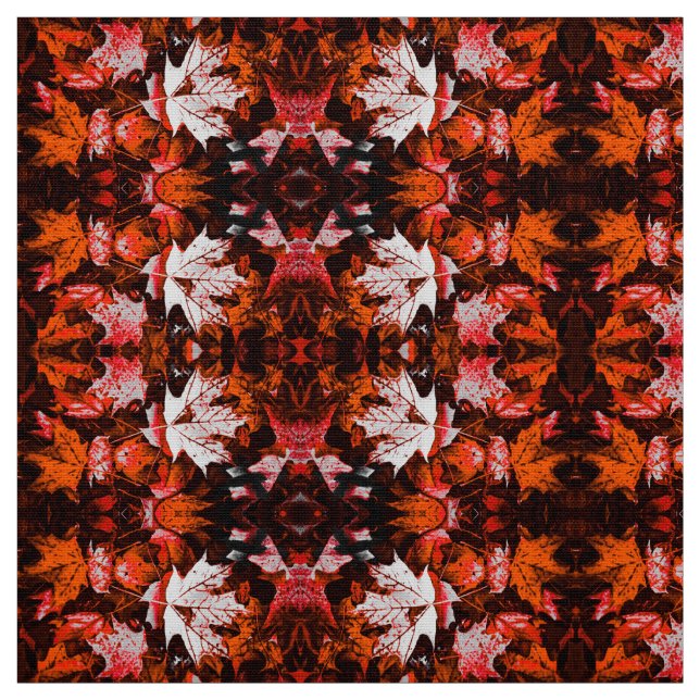 Red Leaves of Fall Fabric (Swatch)
