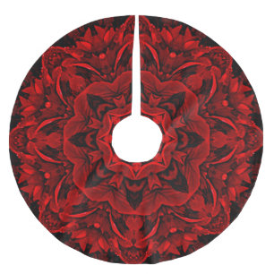 Red Leaves Tree Skirt