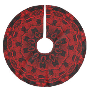 Red Leaves Tree Skirt