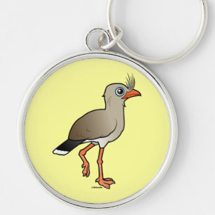 Red-legged Seriema Keychain