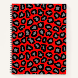 red leopard notebook