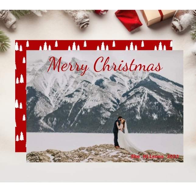 Red Lettering Christmas Card (Creator Uploaded)