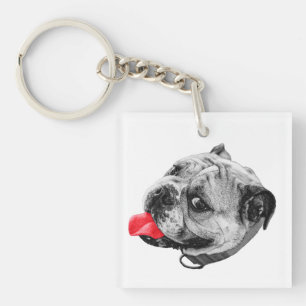 Red Lick Token Keychain