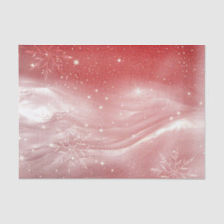 Red Light Snow Landscape Ski Mountains Tissue Paper