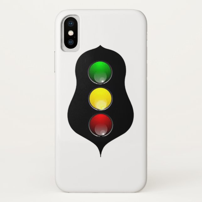 Red Lights Design Feminist Case-Mate iPhone Case (Back)