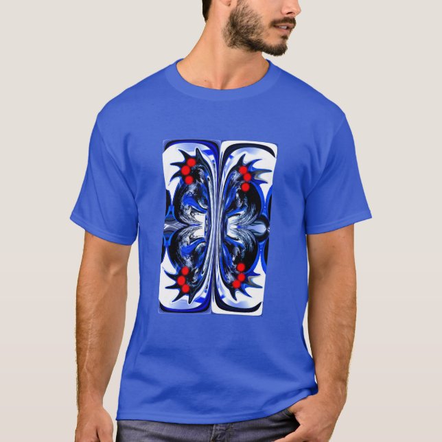 Red lights festive Christmas fashion T-Shirt (Front)
