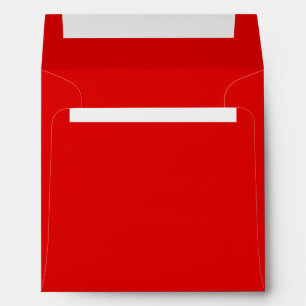 Red Linen Envelopes