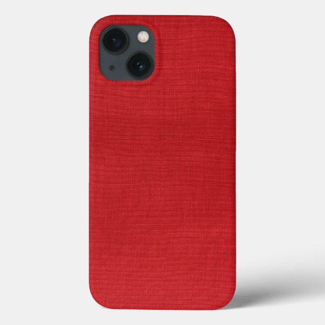 Red Linen Texture Photo Background Case-Mate iPhone Case (Back)
