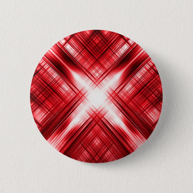 Red lines cross 2 inch round button (Front)
