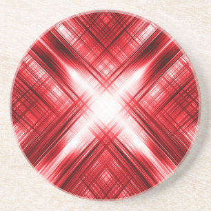 Red lines cross coaster