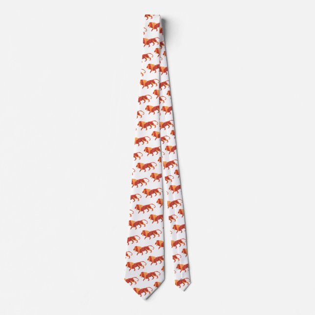 Red Lion Art Tie (Front)