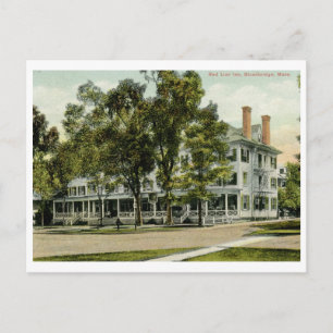 Red Lion Inn, Stockbridge, MA 1909 Vintage Postcard