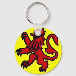 Red lion of Scotland Keychain