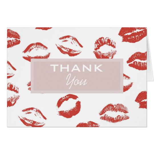 Red Lips Card