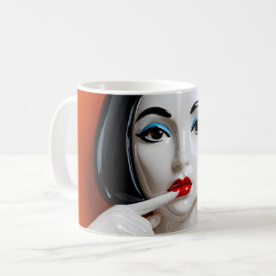 Red Lips Drama Coffee Mug
