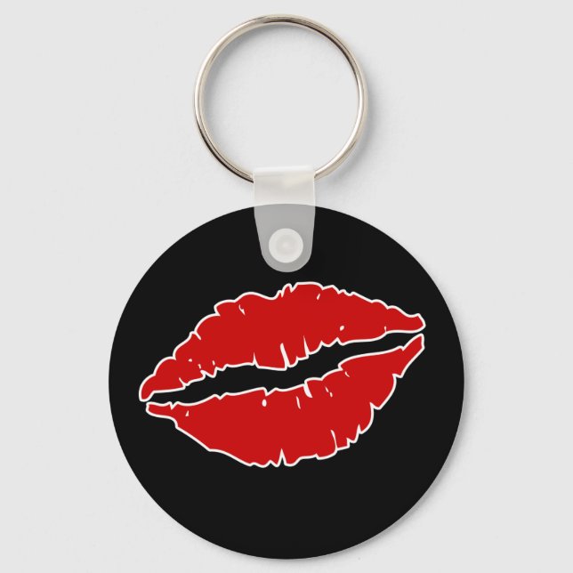 Red Lips Keychain (Front)
